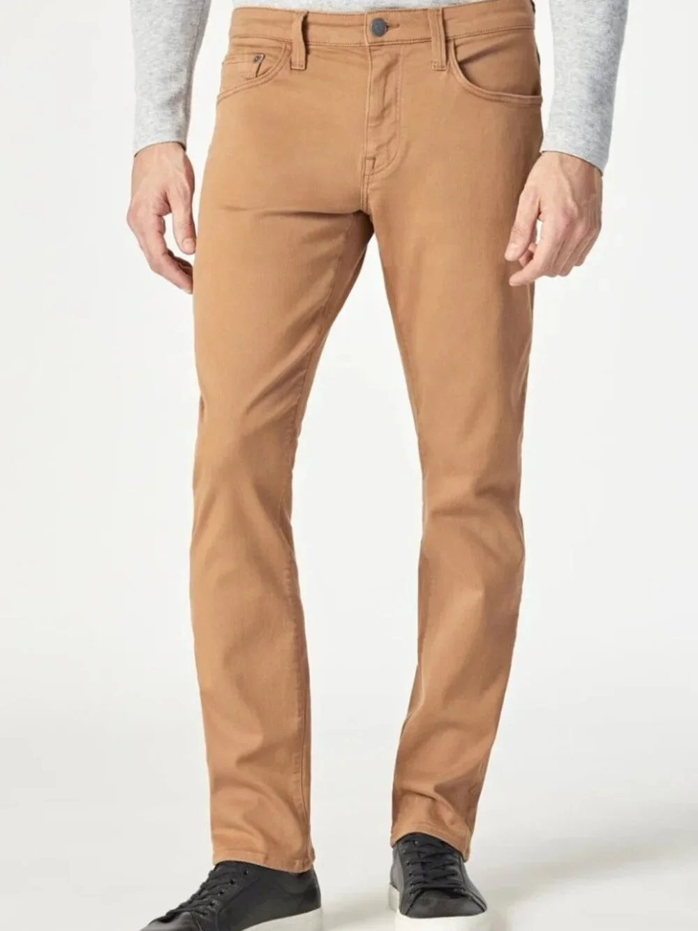 Mavi Carmel Brown Slim Straight Leg Jeans